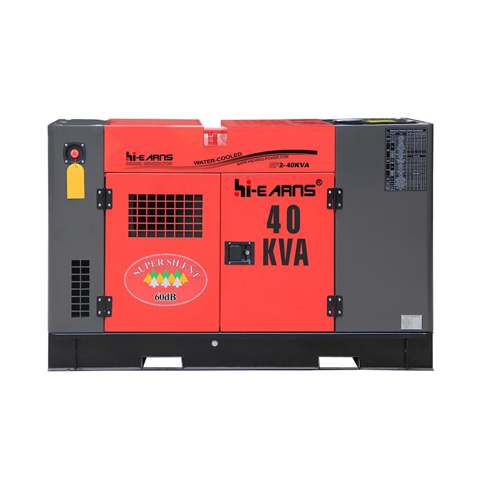 40KVA Soundproof Generator Price Super silent  30KW water cooled Diesel Generator