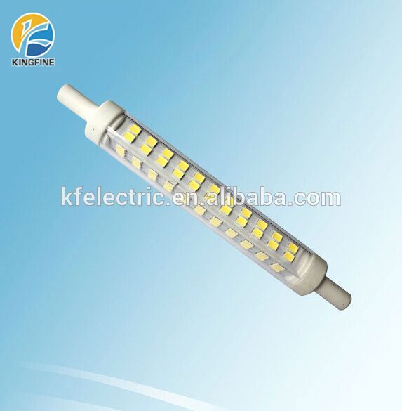 New design diameter 16mm ceramic+Glass Cover 118mm 78mm Dimmable 10W 86LED smd2835 slim r7s led