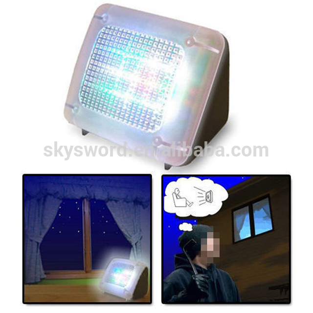 LED simulator burglar deterrent anti-theft fake TV for home security