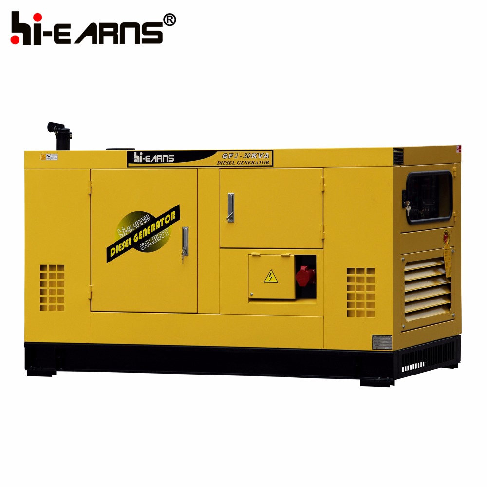 Water-cooled Chinese Weifang Huadong engine 30kva diesel generator