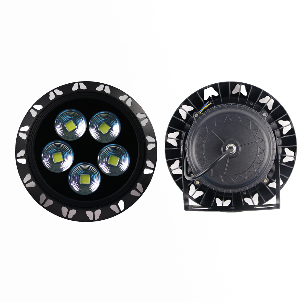 130LM/W High Lumen Output Meanwell Driver LED Chips 150w UFO LED High Bay Light