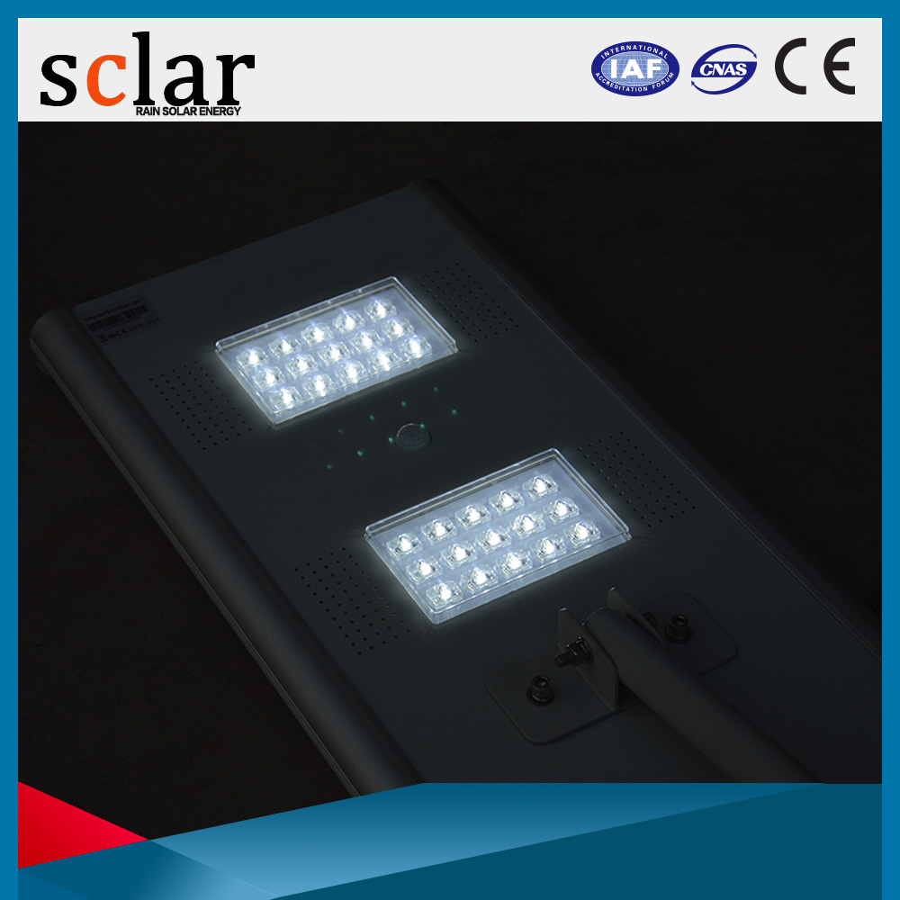 Superior Quality 5 Years Warranty Applied 50 Countries 110Ml/W Motion Sensor Led All In One Solar Street Light