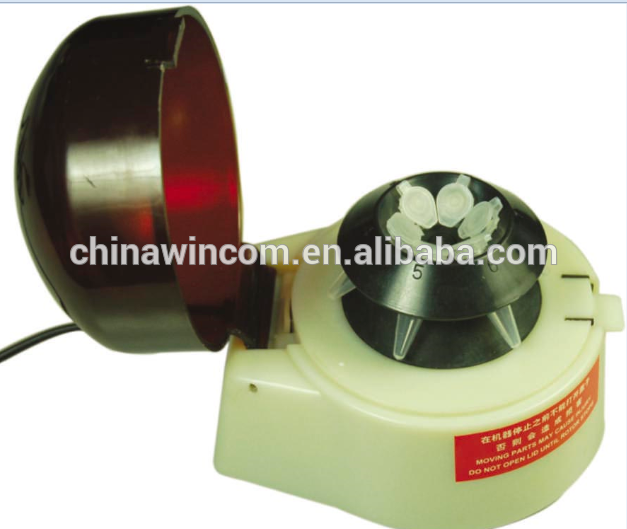 Factory price portable 6*1.5ml/0.5ml mini low speed centrifuge for laboratory/medical