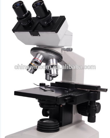 LAB abbe condenser sliding biological binocular microscope with 1 year warranty
