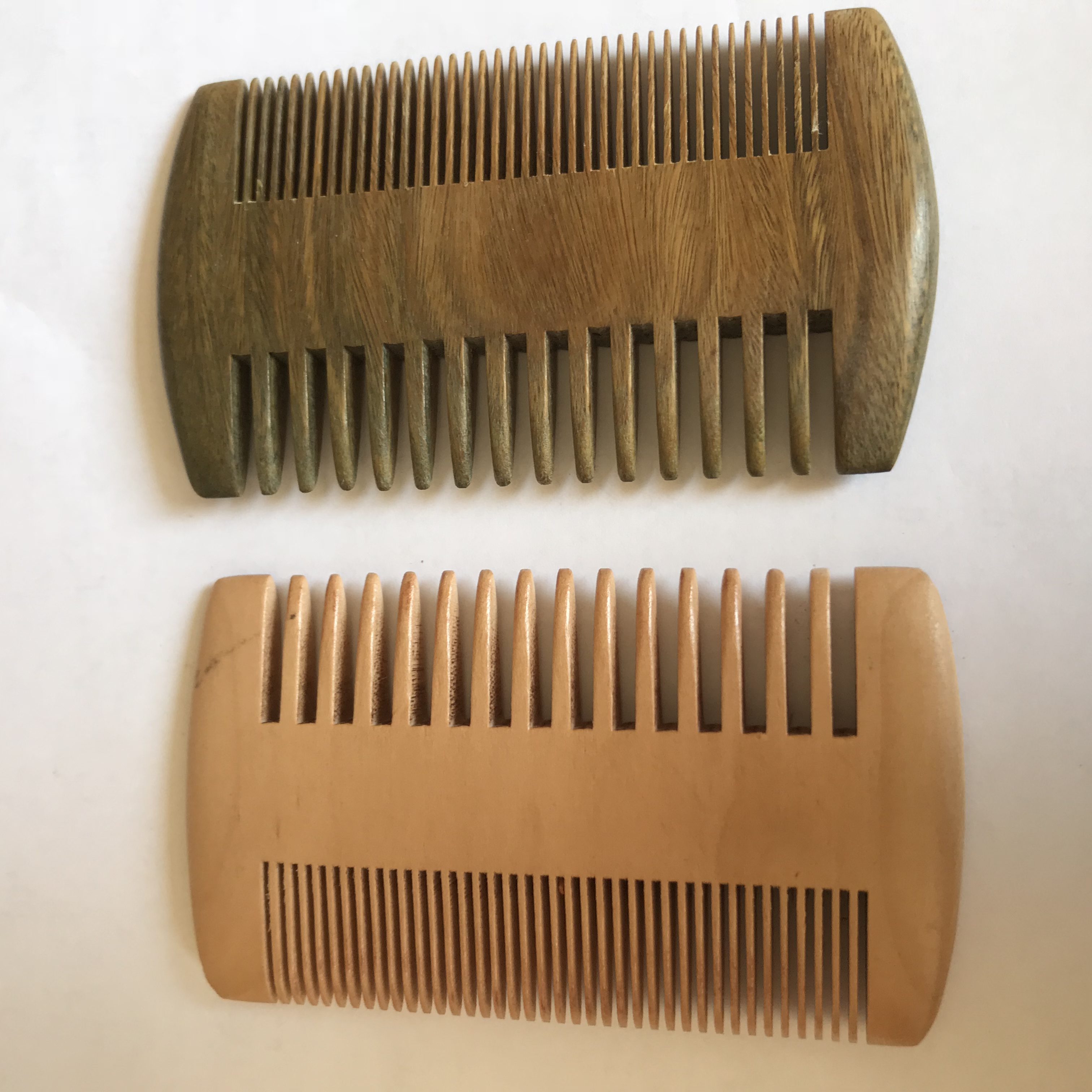 natural  beard hair wood   comb