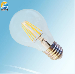 A60 4w E27 filament led bulb with round 180 angle for sale