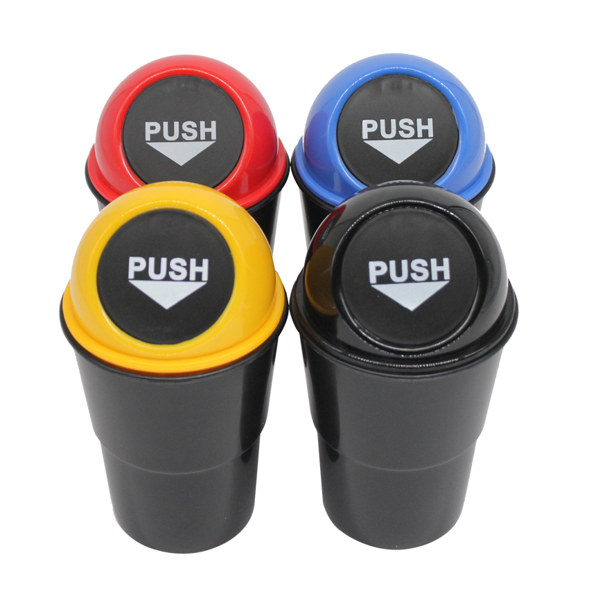 black small car mini trash can
