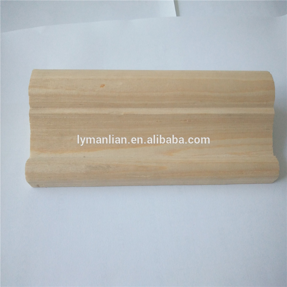 Home decor timber molding frame corner wooden line carved wood mouldings decorative wooden moldings