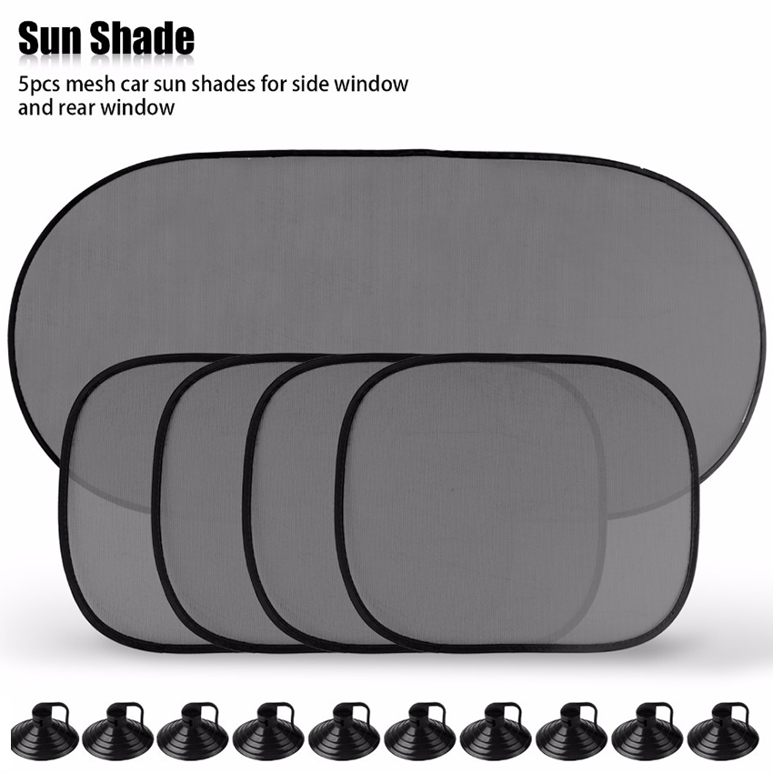 Nylon Mesh Foldable Car Side Window Sunshade