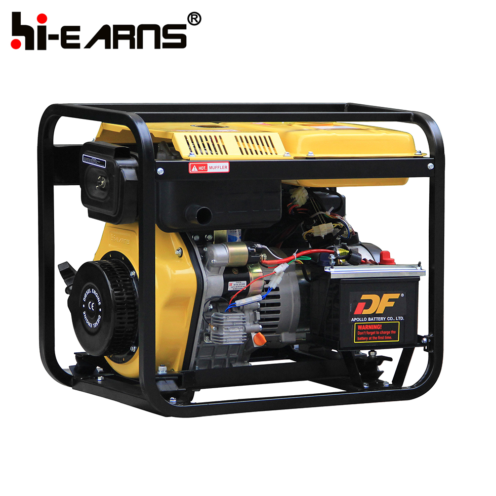 2KW 180A 50HZ 60HZ single phase portable diesel welder generator for machine