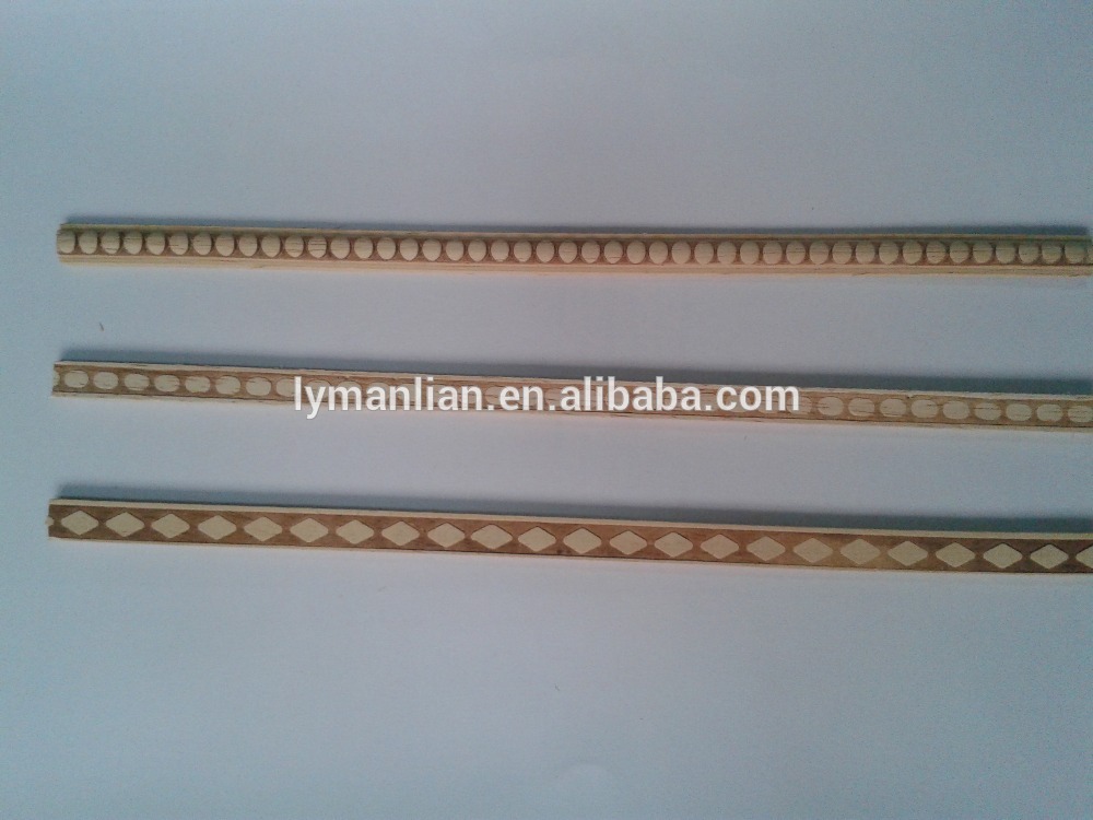wood embossed moulding rubber wood molding trim