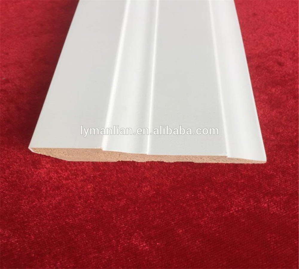 Gesso coated Wooden Primed Radiata Pine FJ Finger joint Wood Moldings