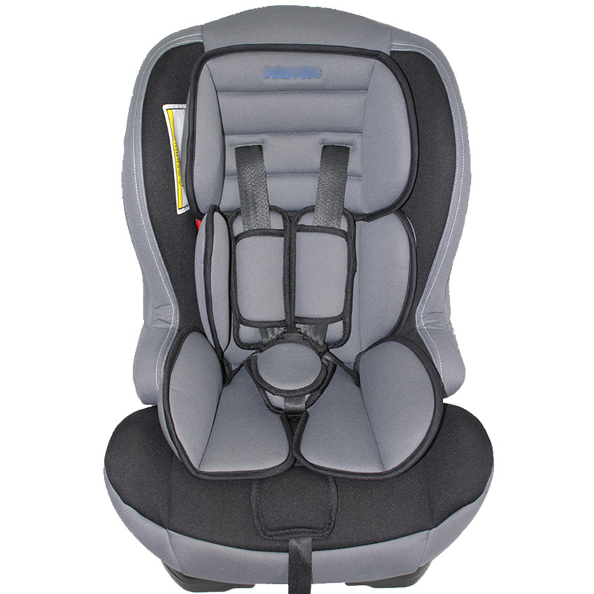 Grey Knitted Fabric Group 0+1 Baby Seat Baby Car Seat Safety