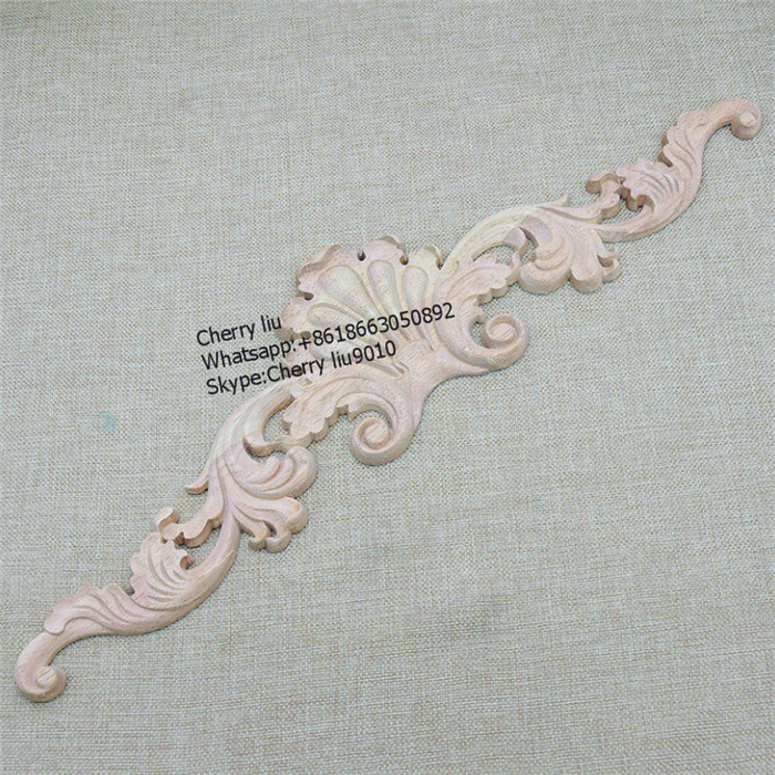 antique wood component decor furniture ornament crafts applique and onlays