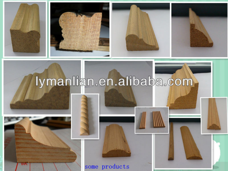 china popular design thin wood molding