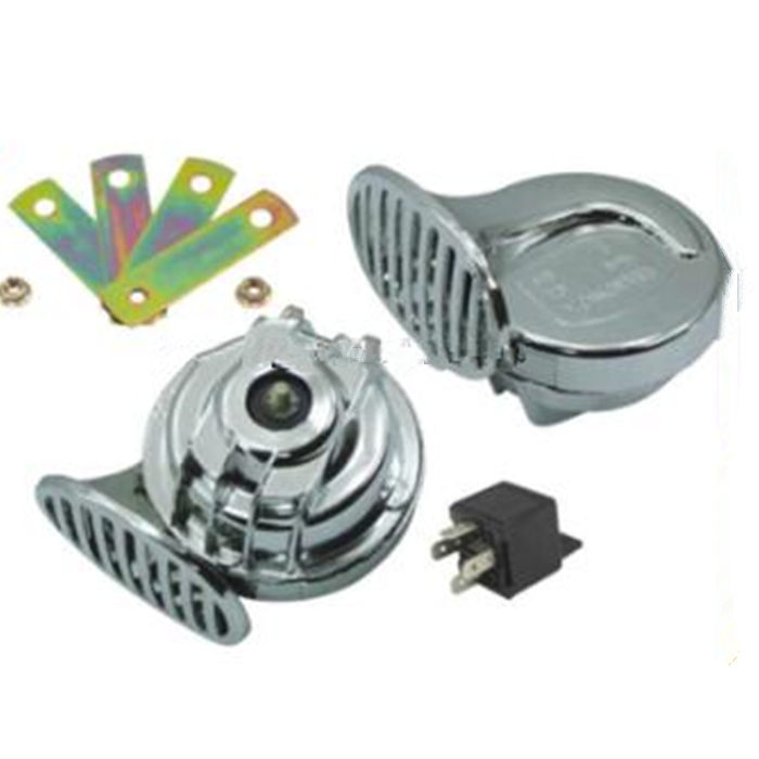 [3 Sounds] Digital Motorcycle Auto Car Horn Truck Chrome Siren 12V