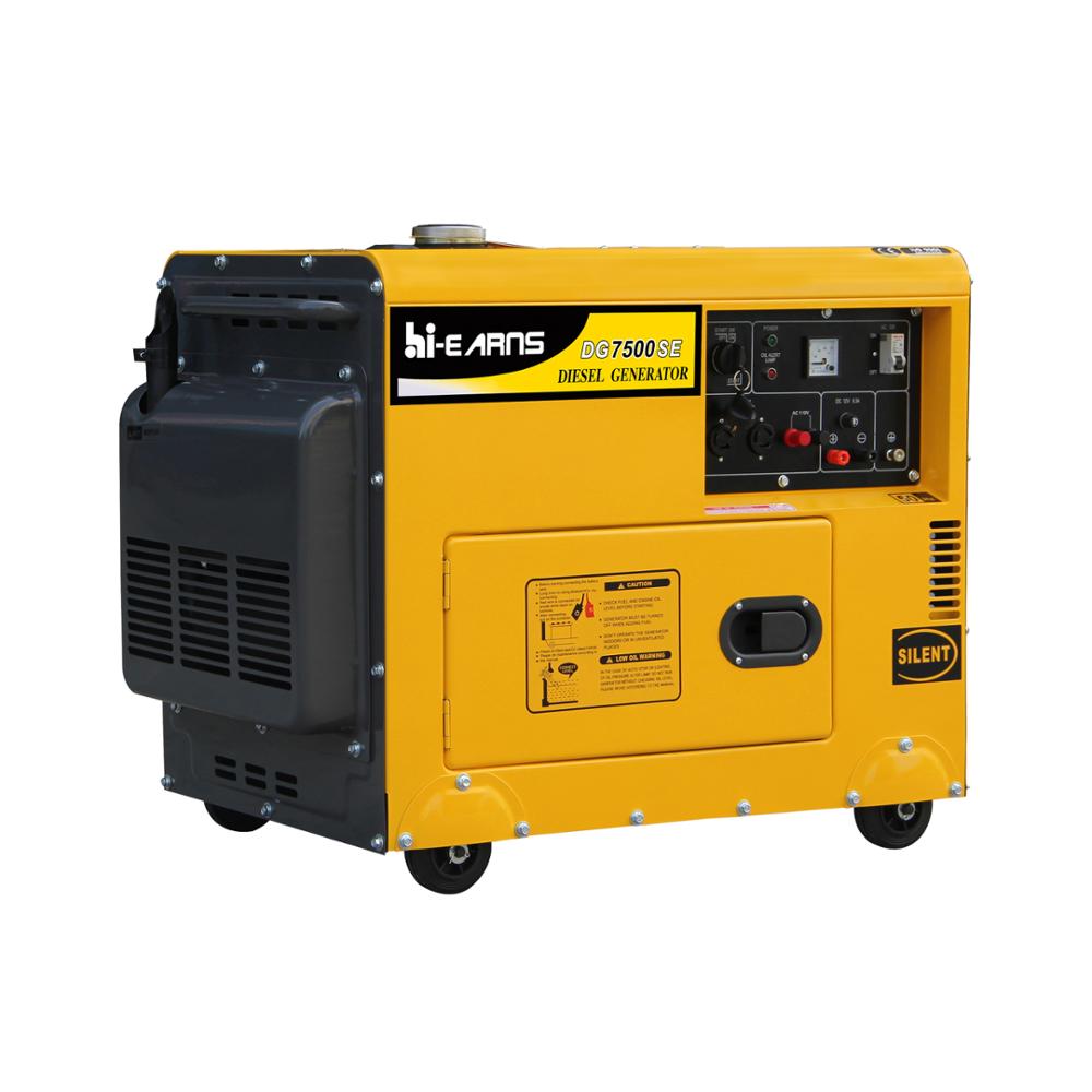 5.5KW silent diesel generator for South America market