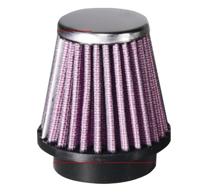 GD-023 Chrome Cone Motorcycle Air Intake Filter