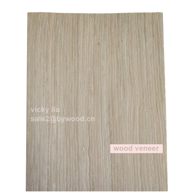 recon Chou-heung wash white wood veneers background wall skin furniture surface cover veneer