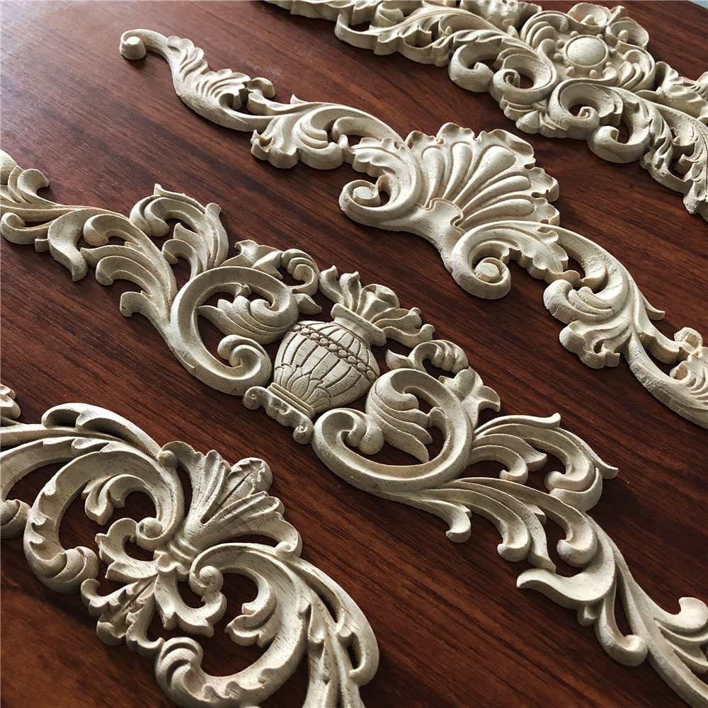 French Carving Style Decorative Large Acanthus Onlays