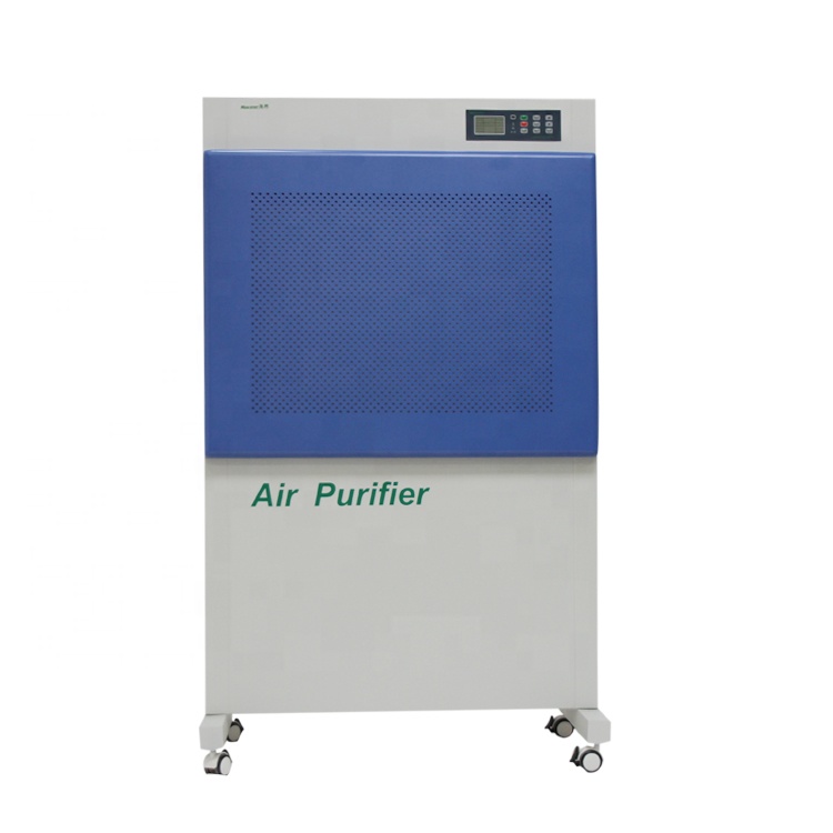 Sterilized and purified UV air screen with HEPA filter