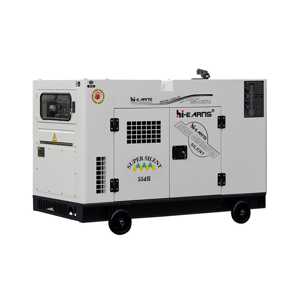 12KVA 15KVA Super silent single phase water cooled diesel generator