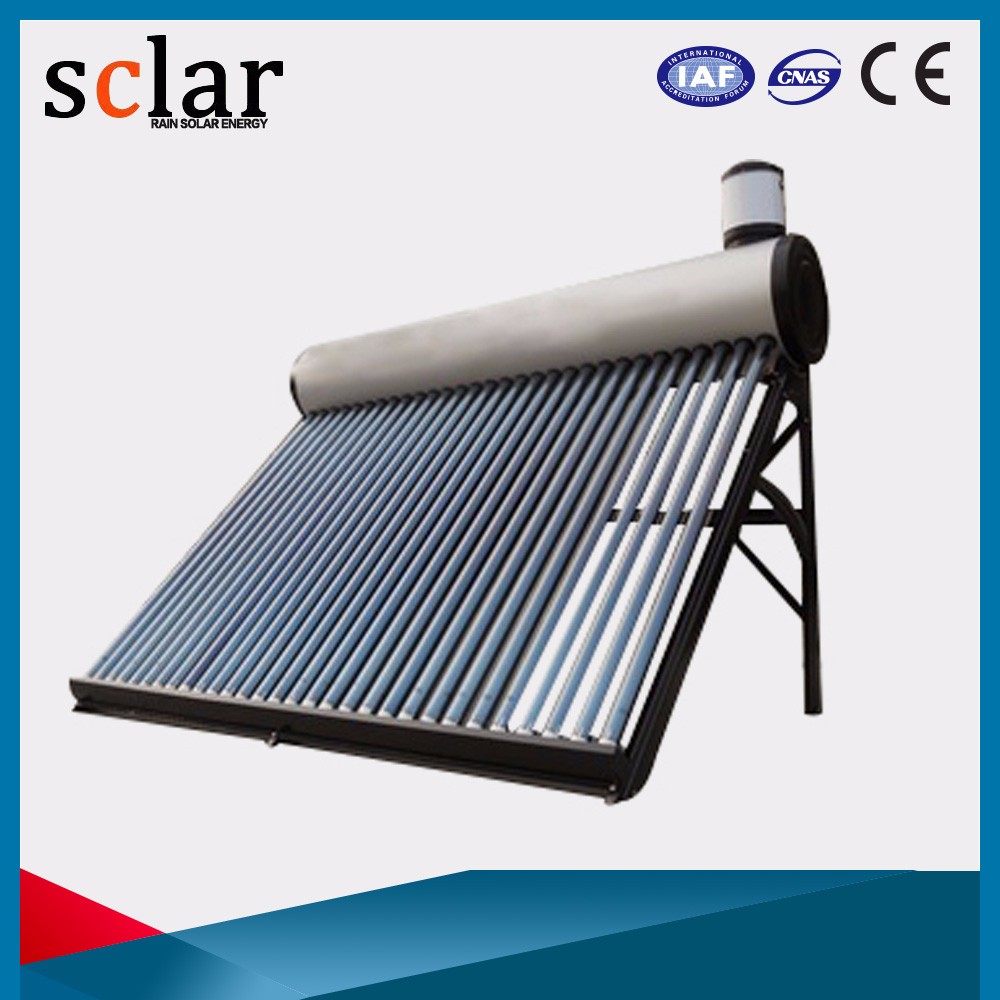 80L,100L,120L,150L,180L.200L,250L,300L,350L,500L non-pressure vacuum tube solar water heater