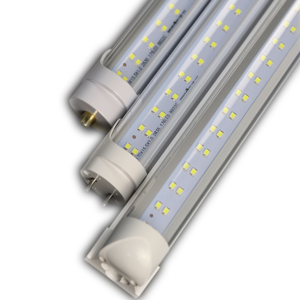 AC85-277V 5ft high brightness SMD2835 Clear PC Cover high lumens 32w led tube light