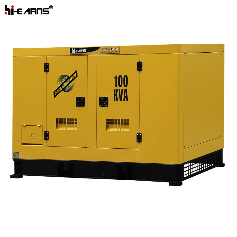 80KW silent diesel generator 100kva generator price