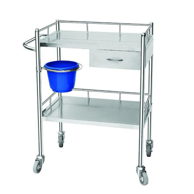Medical Stainless Steel Hospital Instrument Trolley