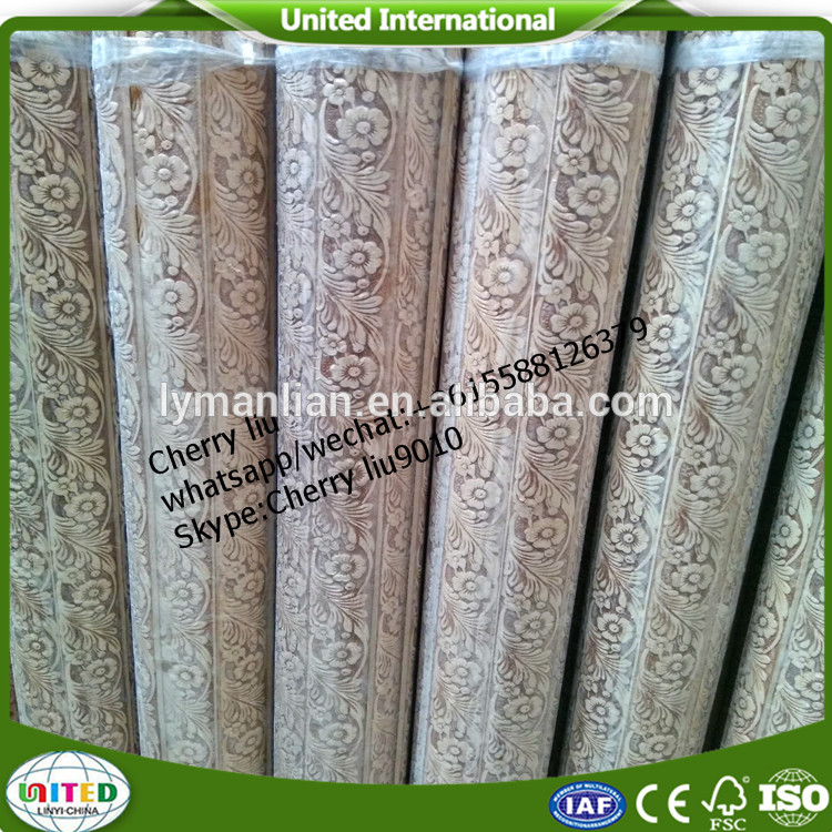 wood embossed moulding