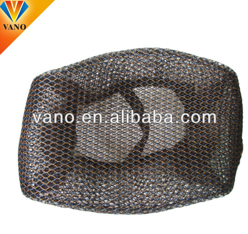 Cool 100% polyester motorcycle gold mesh seat cover