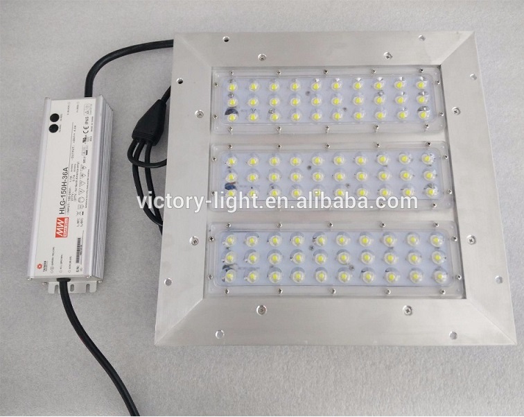 Retrofit Waterproof 150W LED Canopy Light Lux Sensor