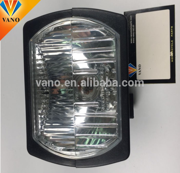Black Simson motorcycle headlight with high vision