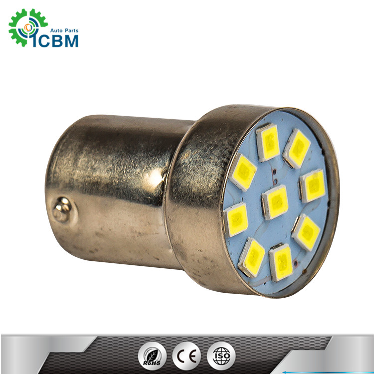 Good price S25 9*2835 SMD 12v 6000K-7000K car auto LED bulb