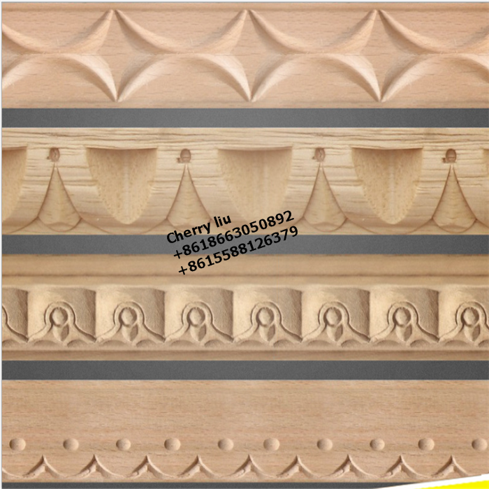 Solid Beech Wood Decorative Carving Frame Moulding Egg And Dart Moulding