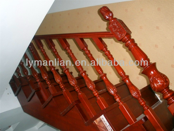 maple wooden staircase handrails