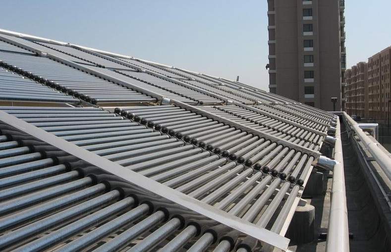 Split pressurized solar water heater/ solar collector/ Copper heat pipe solar collector