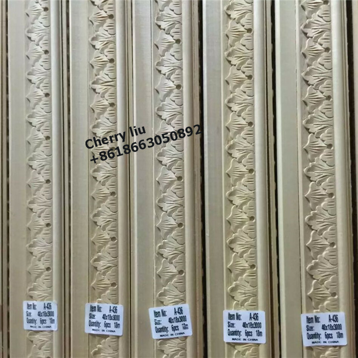 cnc wood carving hardwood moulding for furniture
