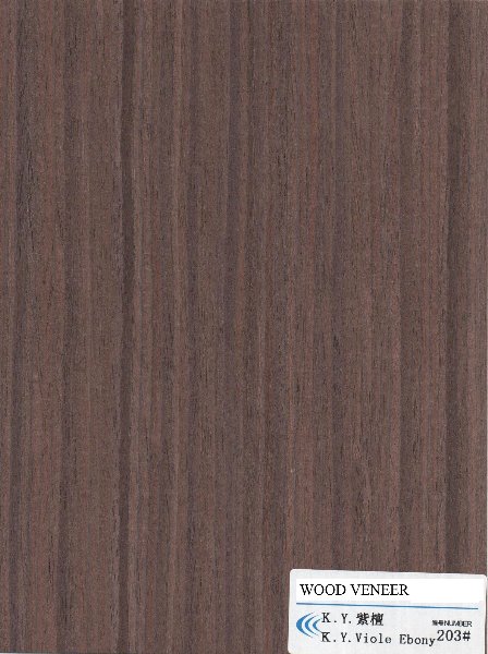 black washed walnut veneer