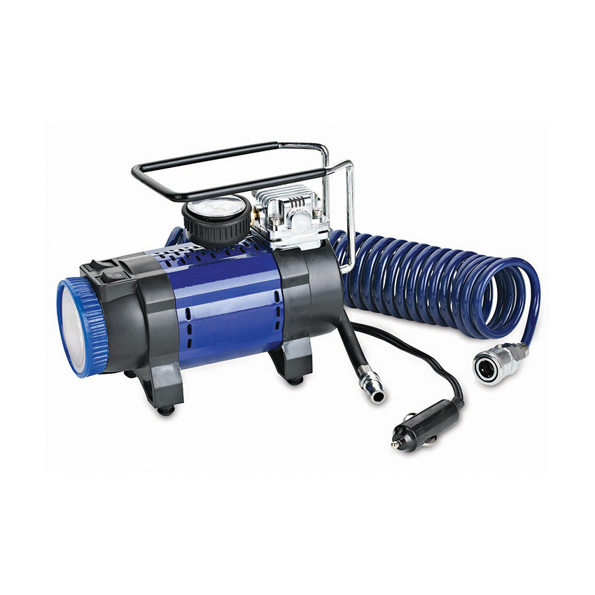 Car tyre air pump 12VDC mini portable electric high pressure air compressor