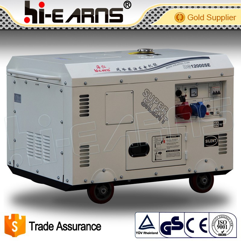 Air-cooled Two-cylinder silent 8.5KW diesel generator