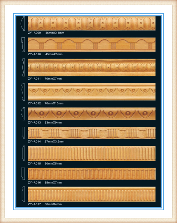 ceiling cornice moulding/carved solid moulding/kitchen cabinet crown moulding