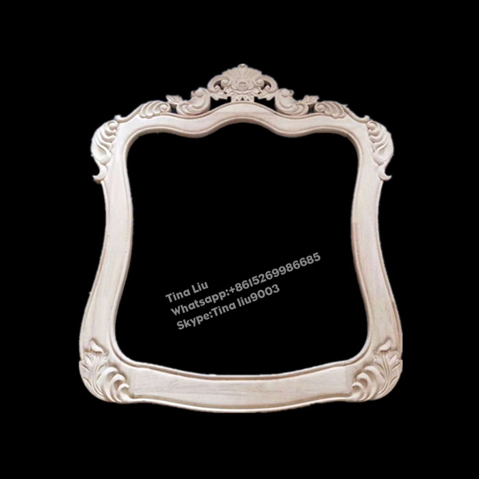 wood carving mirror frame