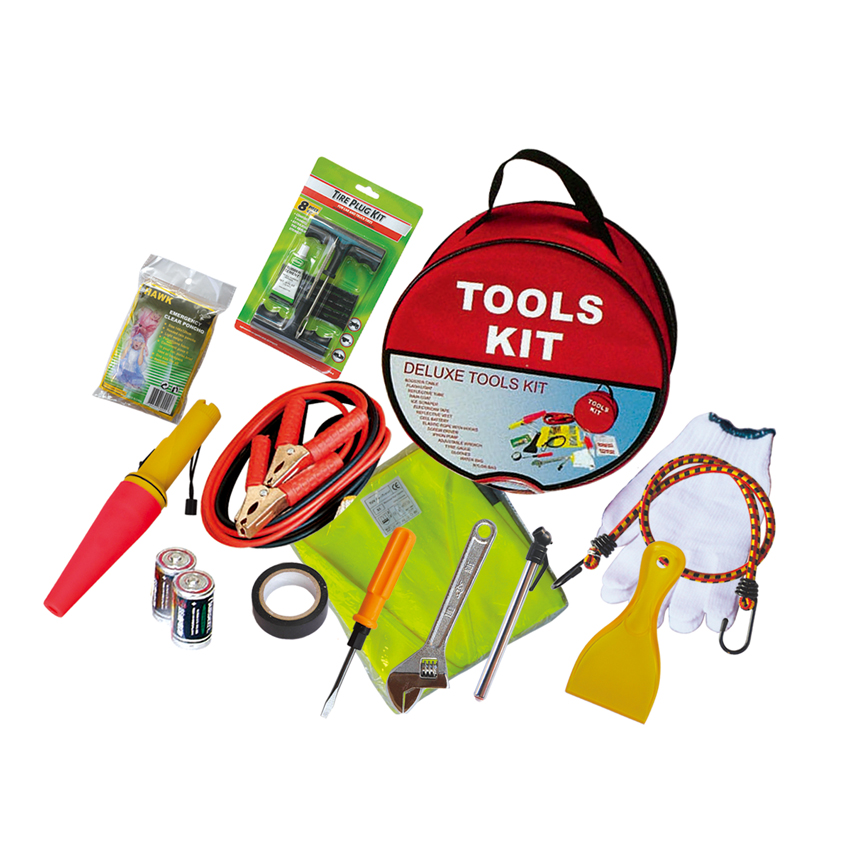 Car First Aid Repair Tools Sets Auto Safety Roadside Emergency Assistance Kit