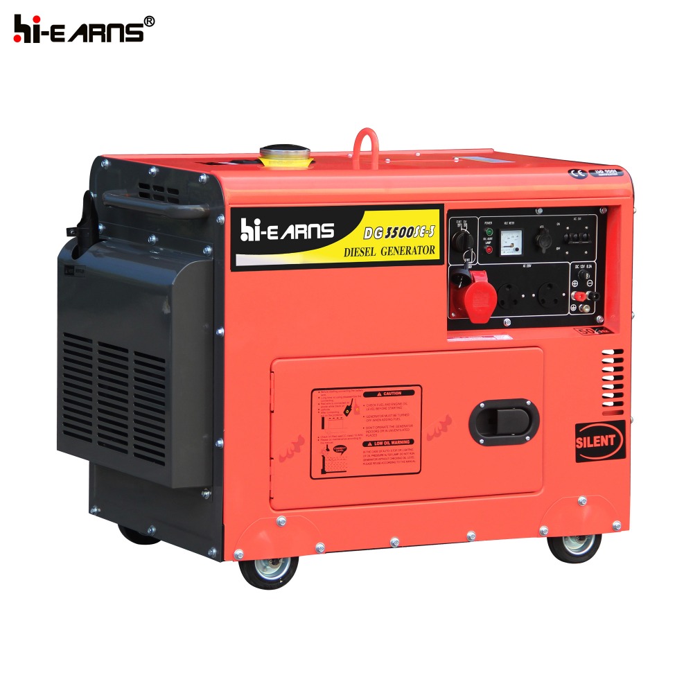 2.8KW/3KVA three sockets single phase generation diesel generator