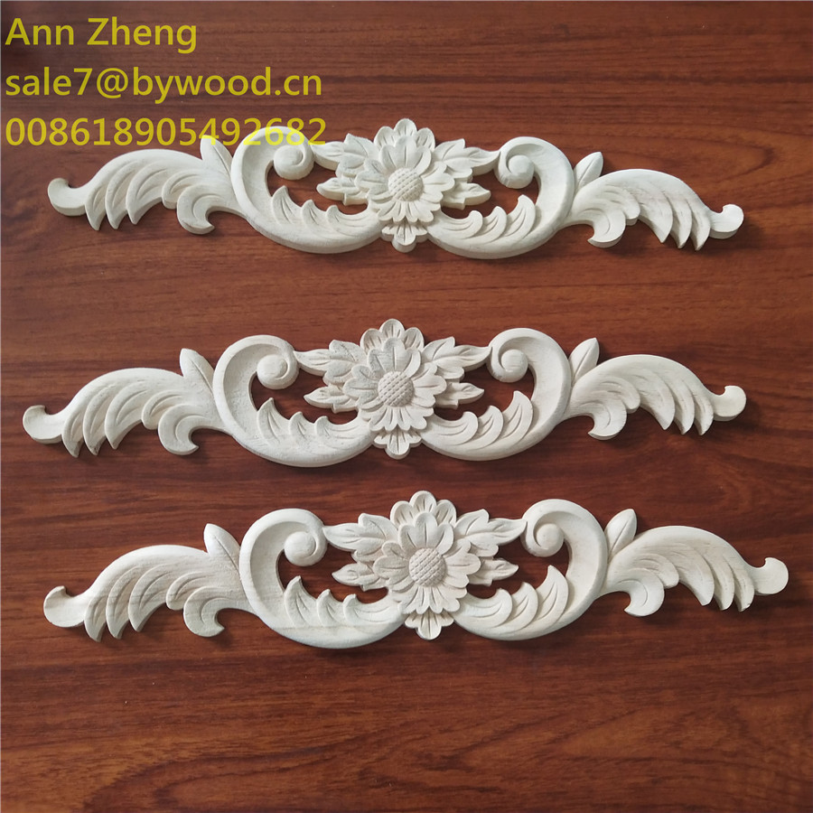 bedhead wooded flower carvings