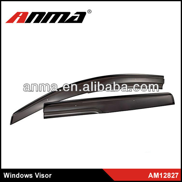 Car accessories acry plate car window visor chrome wind deflector