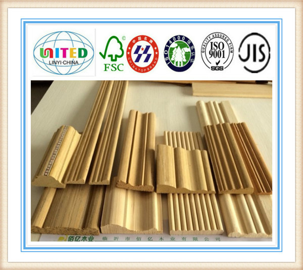 teak wood window design/ wooden door frame/ sample free wood frame