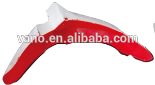 motorcycle spare parts red & white motorcycle front rear fender